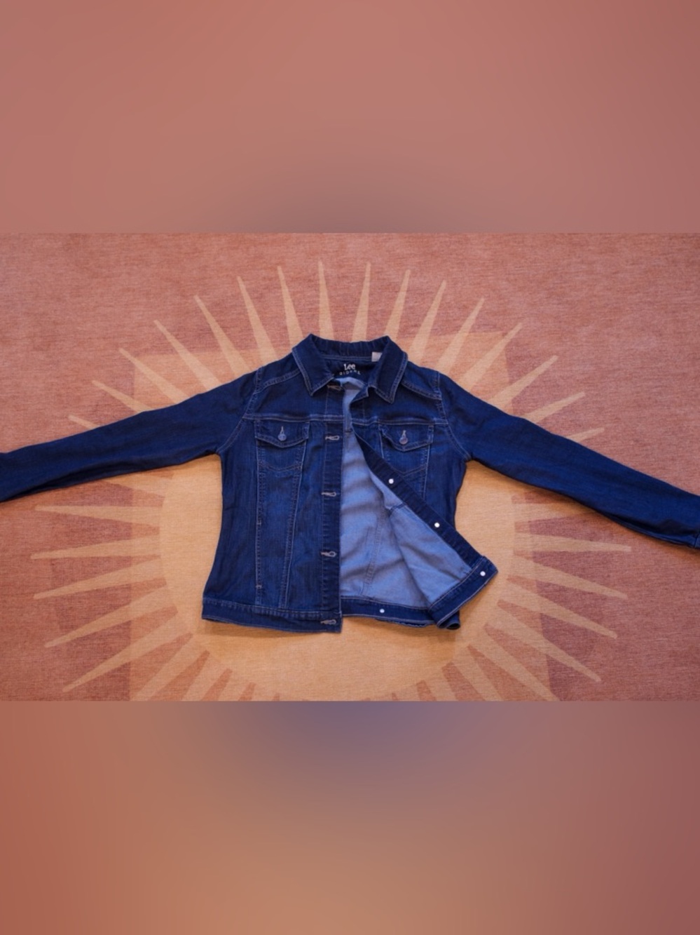 Lee Riders Dark Indigo Denim Jacket with Button Front